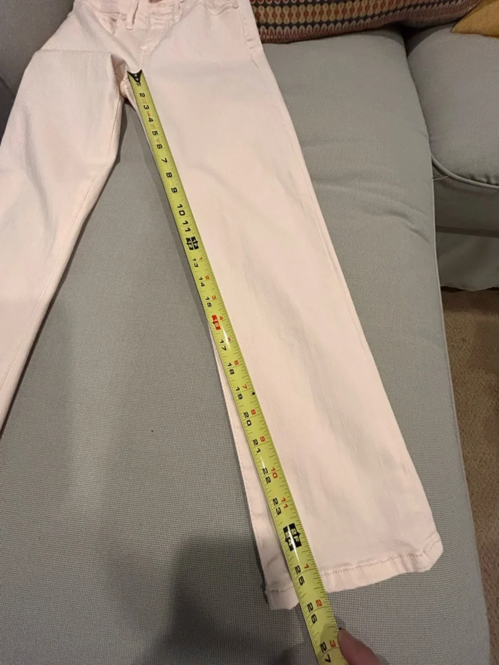 Tory Burch Shell Pink Denim Jeans
